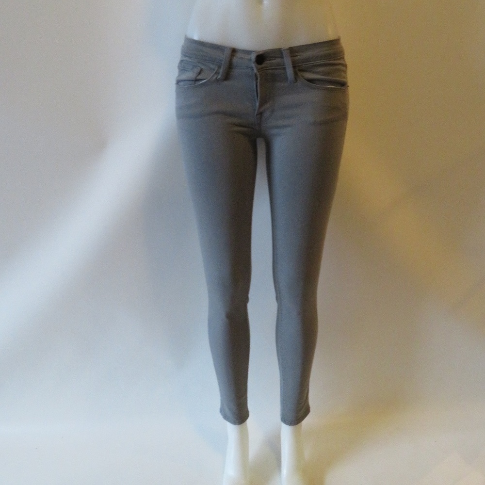 FRAME "LE SKINNY DE JEANNE" GRAY JEANS 24*